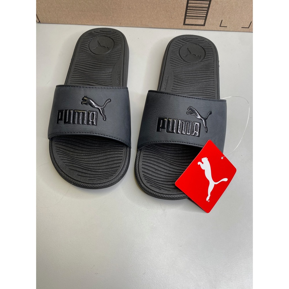 Puma Cool Cat 2.0 Womens Slide Sandals Black 10